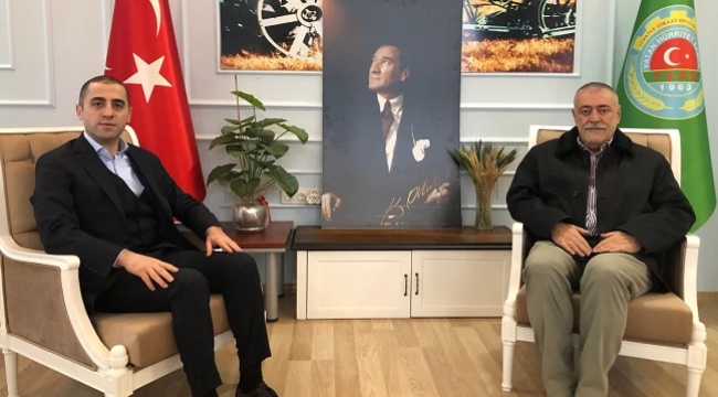 Kaymakam Aydemir'den Bucak'a iade-i ziyaret