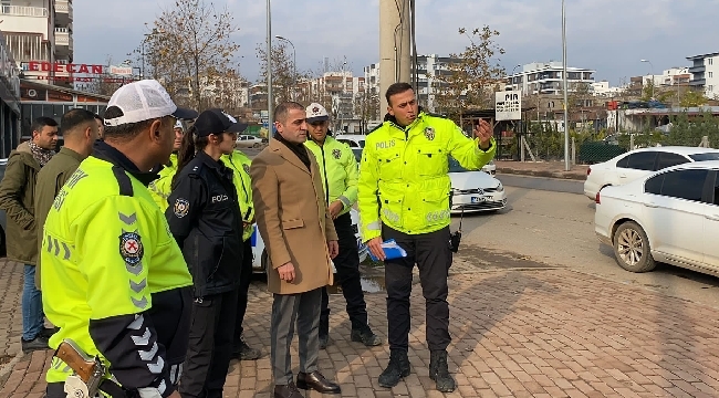 Kaymakam Aydemir ölüm yolunda incelemede bulundu