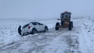 Kaymakamlık: Trafik akışı kontrollü olarak sağlanıyor