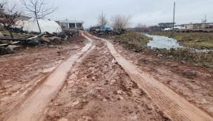 Kaynak kırsal Mahallesi'nde yol sorunu