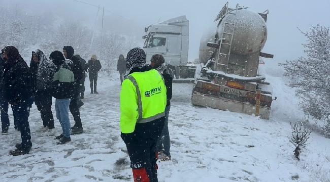 Siverek kırsalında kar yağışı etkili oldu