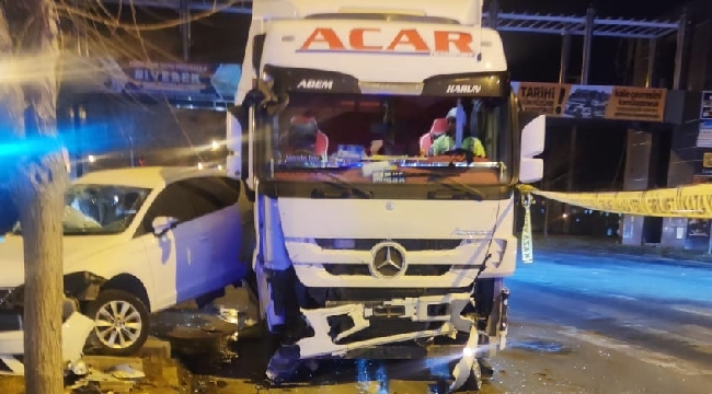 Siverek ölüm yolunda kaza: 1 ölü 4 yaralı