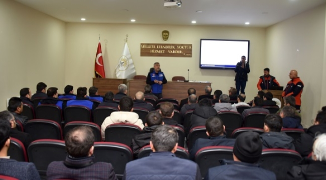 Siverek'te afet eğitimleri başladı