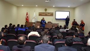 Siverek'te afet eğitimleri başladı