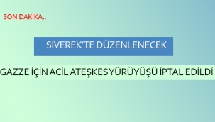 Siverek'te düzenlenecek Gazze İçin Acil Ateşkes Yürüyüşü iptal edildi