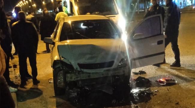 Siverek'te zincirleme trafik kazası: 2 yaralı