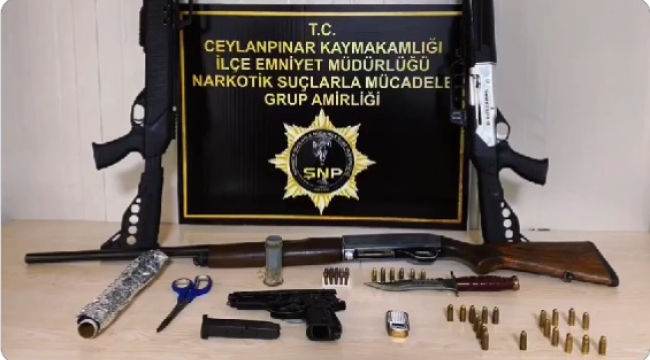 Urfa'da bir suç örgütü çökertildi