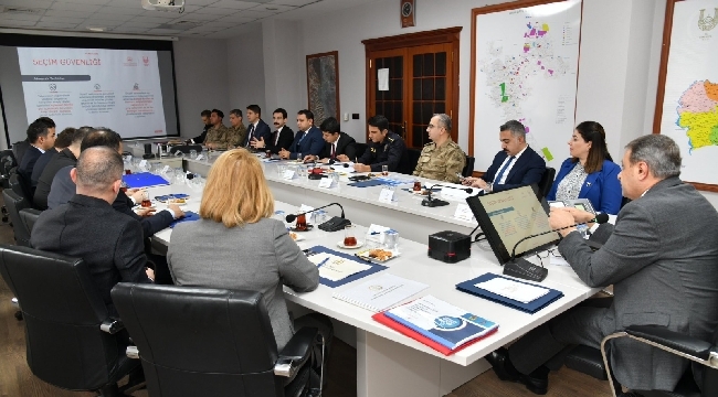 Urfa'da seçim güvenliği toplantısı yapıldı 