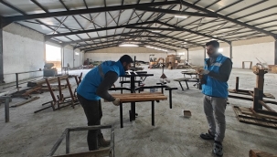 Eyyübiye Belediyesi'nin Dev Tesisinde Üretim Başladı