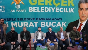 İzol'dan Bucak'a hayırlı olsun ziyareti