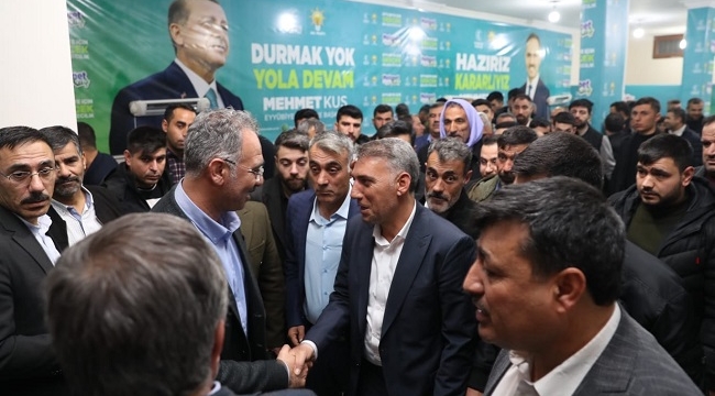 Mehmet Kuş'un Seçim Ofisi Dolup Taşıyor