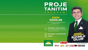 Özaslan proje tanıtım toplantısı düzenleyecek