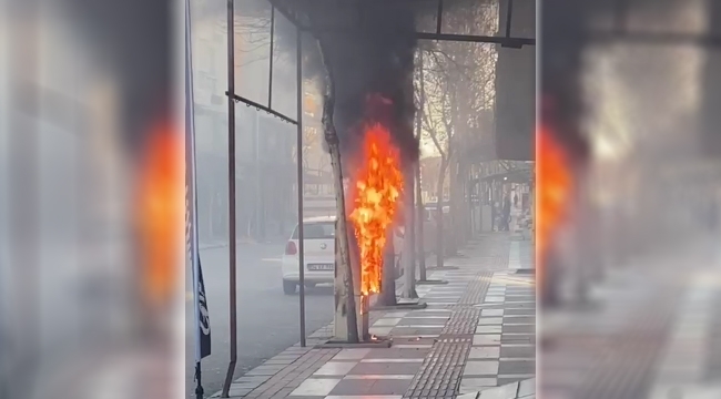 Siverek'te elektrik panosunda yangın paniğe neden oldu