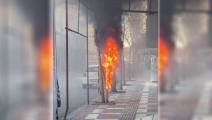 Siverek'te elektrik panosunda yangın paniğe neden oldu