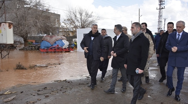 Siverek'te selden etkilenen bölgelerde incelemeler başladı