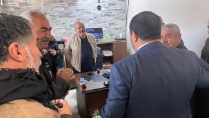 Tüysüz'den İYİ Parti adayı Çakmak'a ziyaret 
