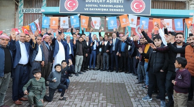 Başkan Mehmet Kuş'a Aşiretlerin Desteği Artarak Devam Ediyor