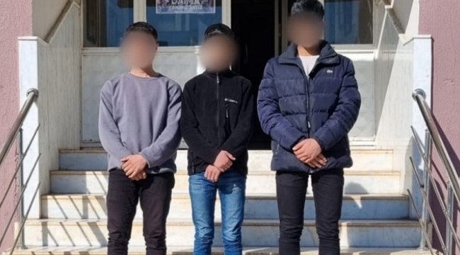 Hilvan'da molotof atarak mala zarar veren 3 şüpheli yakalandı