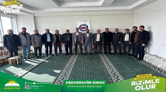 HÜDA PAR Adayı Sımak'tan STK'lara ziyaret