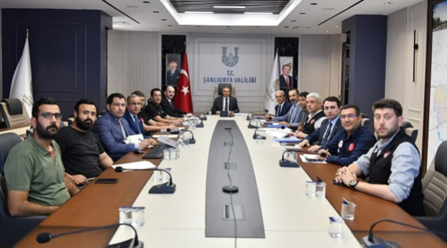 Şanlıurfa'da deprem sonrası yapılan çalışmalar masaya yatırıldı