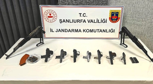 Viranşehir'de silah kaçakçılarına operasyon: 7 gözaltı