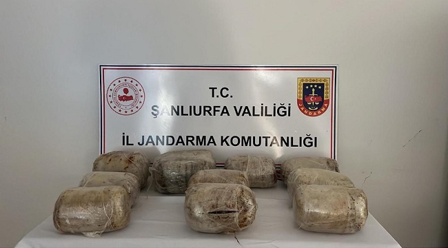 Şanlıurfa'da 69 kilo uyuşturucu ele geçirildi