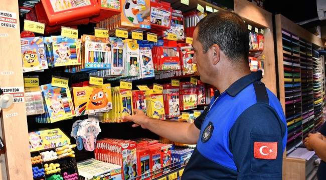 Siverek'te zabıta ekiplerinin kırtasiye denetimleri başladı
