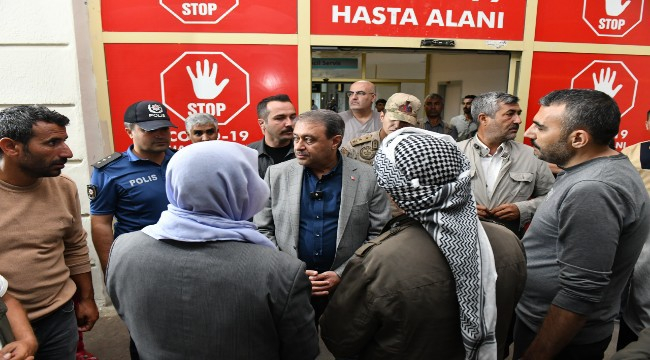 Vali Şıldak'tan Siverek Devlet Hastanesi'nde denetim