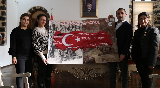 "Bir Türkü Bir Hikaye" Projesi Kaymakam Aydemir'e Tanıtıldı
