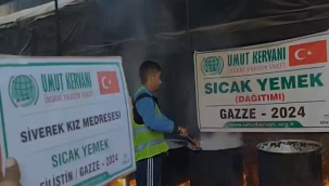 Gazze halkından Sivereklilere teşekkür!