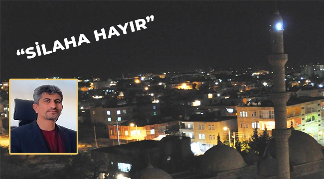 Siverek Gençlik Sitesinden silaha hayır kampanyasına destek
