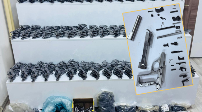 Siverek'te silah kaçakçılığı operasyonu: Binlerce parça ele geçirildi