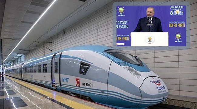 Cumhurbaşkanı Erdoğan'ın hızlı tren müjdesi, Siverek'i es geçti