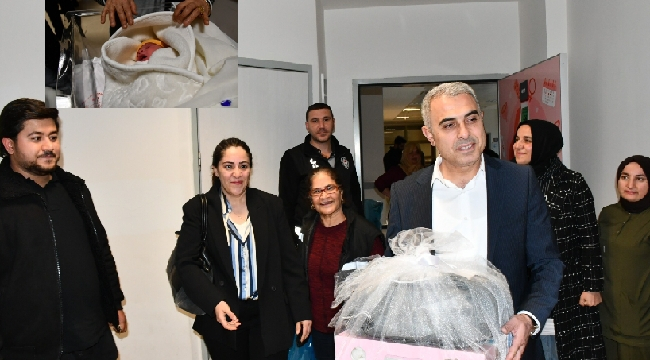 Siverek'te 2025'in ilk bebeklerine Başkan Bayram'dan ziyaret