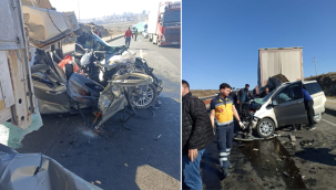 Siverek'te feci kaza: 1 ölü, 1 yaralı