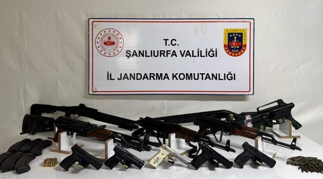 Siverek ve Viranşehir'de çok sayıda silah ele geçti