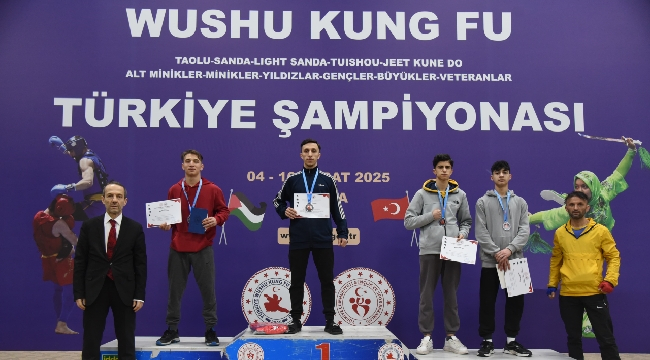 Siverekli Nurullah Şeker, Wushu Kung-fu Türkiye Şampiyonası'nda Gururlandırdı