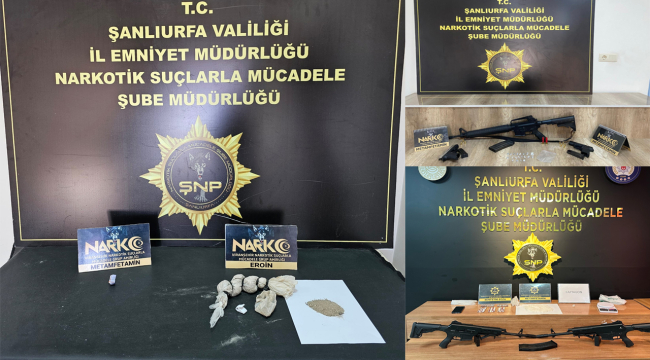 Narkotik madde operasyonu Siverek'te de gerçekleşti: 11 gözaltı