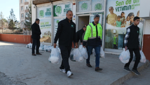 Umut Kervanı Siverek'te Yüzlerce Aileye Ramazan Bereketini Ulaştırdı