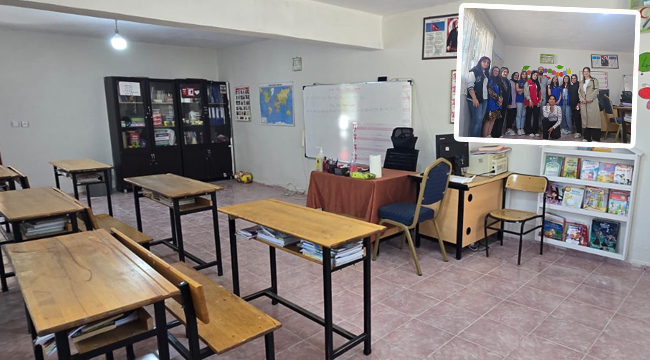 Gençlerden vefa örneği: Mezra İlkokulu gönüllü ellerle yenilendi