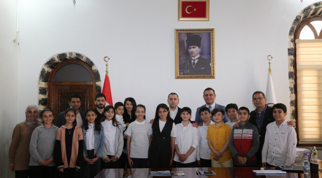 Siverek BİLSEM'den Kaymakam Aydemir'e teşekkür ziyareti