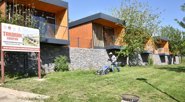 Siverek'te doğa ile iç içe tatil imkânı: Bungalov evler hizmete giriyor