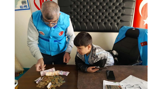 Siverek'te minik kalplerden Gazze'ye büyük destek