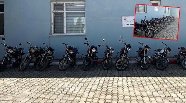 Siverek'te sahtecilik operasyonu: Çok sayıda çalıntı motosiklet ele geçirildi