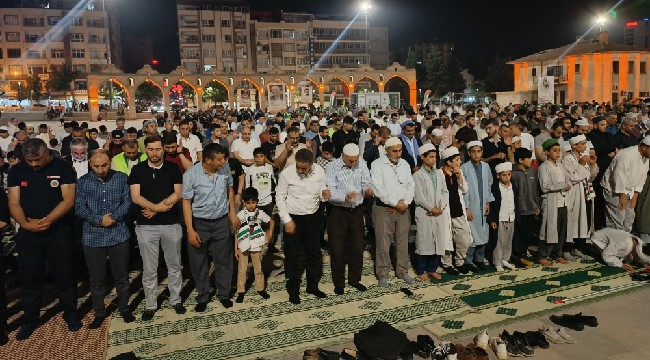 Şanlıurfa'da Gazze için anlamlı nöbet!