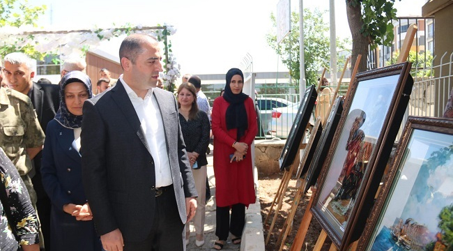 Siverek HEM'de el emeği göz nuru eserler görücüye çıktı!