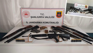 Siverek ve Haliliye'de silah kaçakçılarına operasyon!