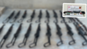 Şanlıurfa'da 18 kalaşnikof ele geçirildi