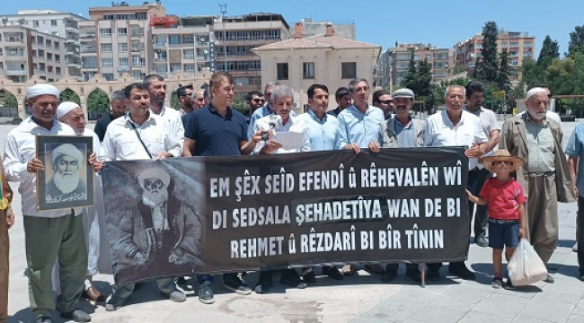 Şeyh Said ve 46 Arkadaşının İdamının 100. Yılında Şanlıurfa'da Adalet Çağrısı