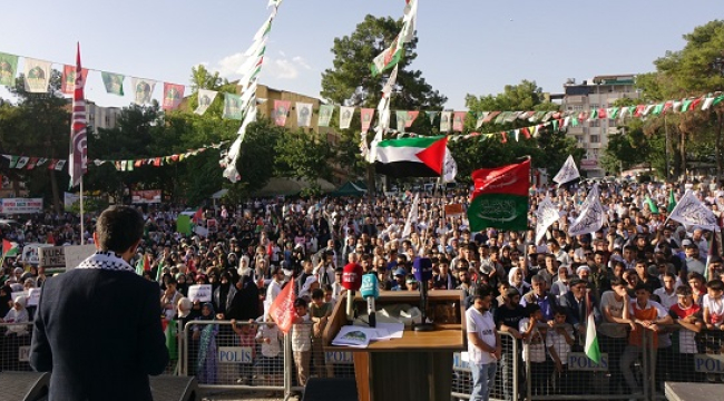 Siverek'te Gazze için tarihi gün!